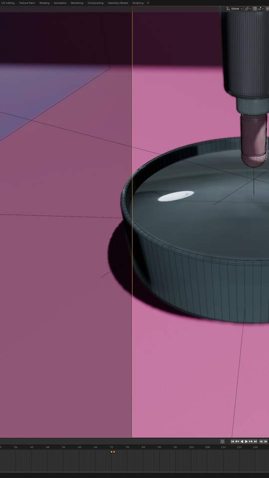 Blenderの画面（書き出し）